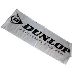 Dunlop Tires Accelerate Your Soul Advertising Banner Vinyl Promotional Sign 116"